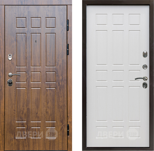 Входная металлическая Дверь Престиж Стандарт Спарта Лиственница белая в Шатуре