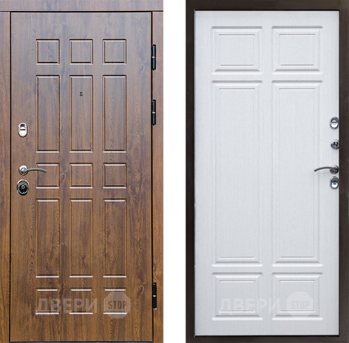 Входная металлическая Дверь Престиж Стандарт Премиум Лиственница белая в Шатуре