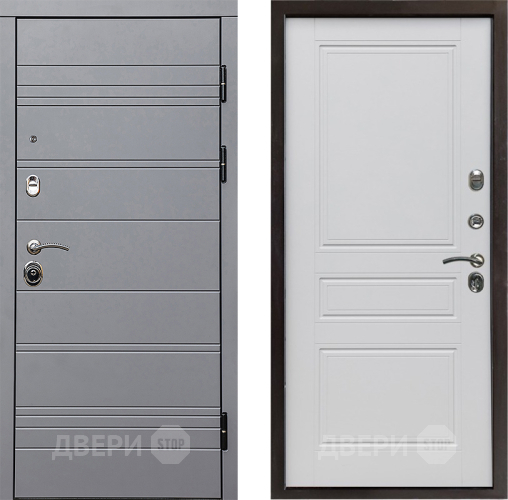 Дверь Престиж Линия Грэй Классика Белый матовый в Шатуре