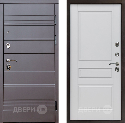 Дверь Престиж Линия Браун Классика Белый матовый в Шатуре