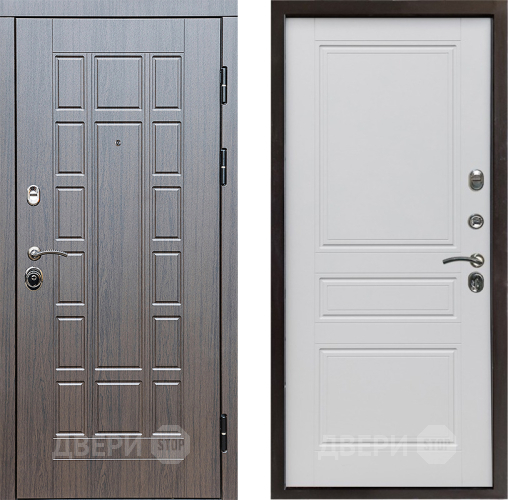 Входная металлическая Дверь Престиж Престиж Классика Белый матовый в Шатуре