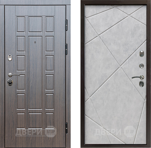 Дверь Престиж Престиж Лучи Бетон светлый в Шатуре