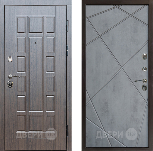 Дверь Престиж Престиж Лучи Бетон темный в Шатуре