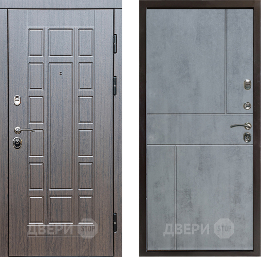 Входная металлическая Дверь Престиж Престиж Горизонт Бетон темный в Шатуре