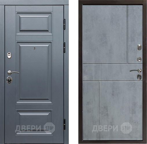 Дверь Престиж Премиум Горизонт Бетон темный в Шатуре