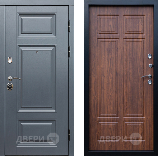 Входная металлическая Дверь Престиж Премиум Премиум Орех темный в Шатуре