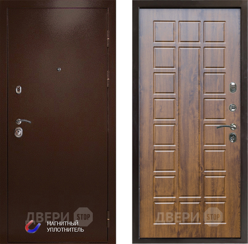Входная металлическая Дверь Престиж Медь Престиж Дуб в Шатуре