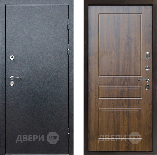 Дверь Престиж TERMO с терморазрывом Снегирь Серебро Классика Дуб в Шатуре