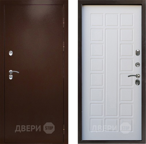 Дверь Престиж TERMO с терморазрывом Снегирь Медь Престиж Белое дерево в Шатуре