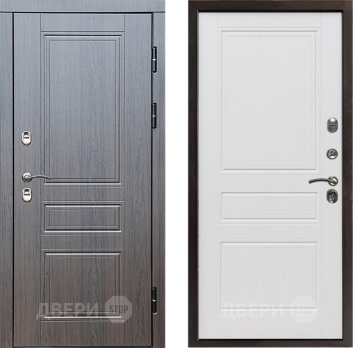 Входная металлическая Дверь Престиж TERMO с терморазрывом Классика Классика Белое дерево в Шатуре