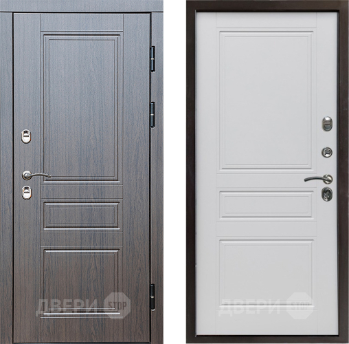 Входная металлическая Дверь Престиж TERMO с терморазрывом Классика Классика Белый матовый в Шатуре