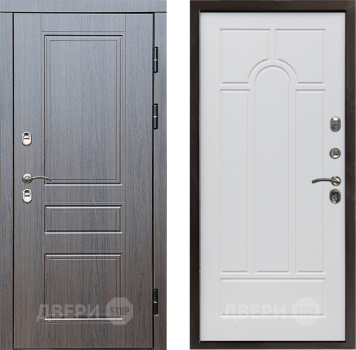 Дверь Престиж TERMO с терморазрывом Классика Арка Белое дерево в Шатуре