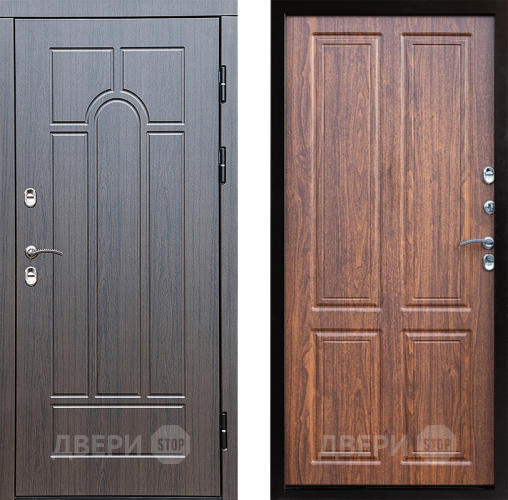 Дверь Престиж TERMO с терморазрывом Арка Премиум Орех светлый в Шатуре