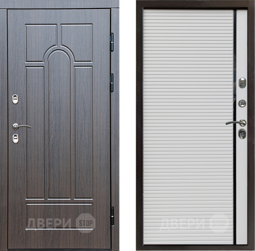 Входная металлическая Дверь Престиж TERMO с терморазрывом Арка Porte Белый в Шатуре