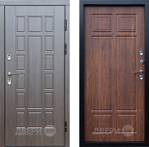 Дверь Престиж TERMO с терморазрывом Престиж Премиум Орех темный в Шатуре