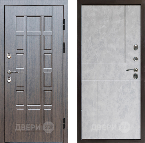 Дверь Престиж TERMO с терморазрывом Престиж Горизонт Бетон светлый в Шатуре