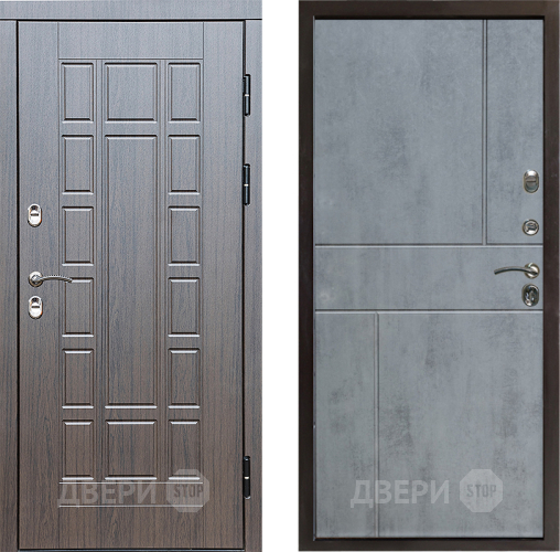 Входная металлическая Дверь Престиж TERMO с терморазрывом Престиж Горизонт Бетон темный в Шатуре