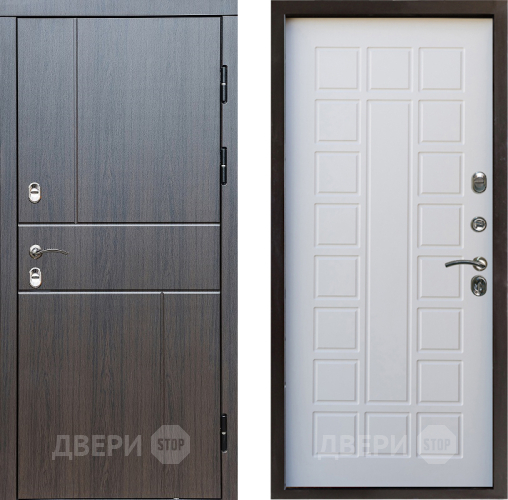 Дверь Престиж TERMO с терморазрывом Горизонт Венге Престиж Белое дерево в Шатуре