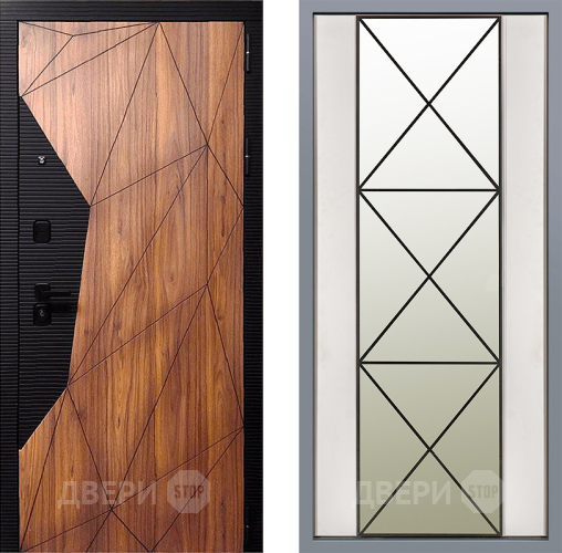 Дверь Заводские двери Морра Зеркало Перфекто Структурное дерево в Шатуре