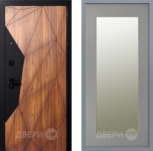 Дверь Заводские двери Морра Зеркало Модерн Грей софт в Шатуре