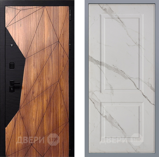 Дверь Заводские двери Морра Доррен Мрамор белый в Шатуре