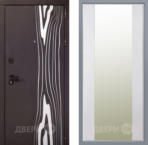 Дверь Заводские двери Леванте Зеркало Макси Белый шелк в Шатуре