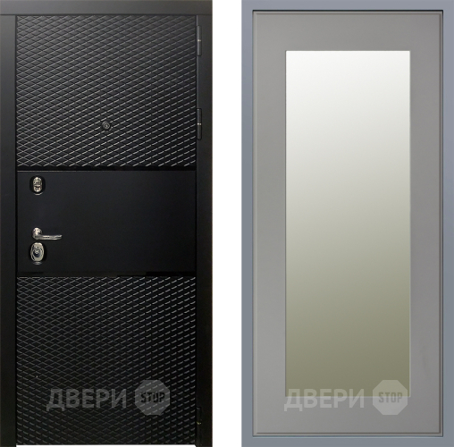 Дверь Заводские двери Тефлон Зеркало Модерн Грей софт в Шатуре