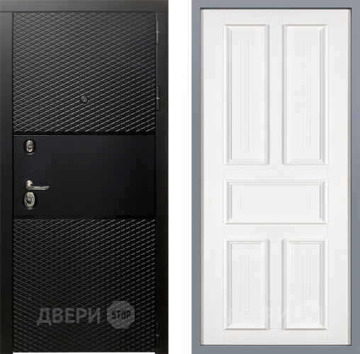 Дверь Заводские двери Тефлон Уругвай Белый софт в Шатуре