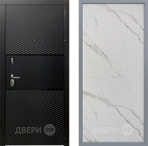 Дверь Заводские двери Тефлон Флитта Мрамор белый в Шатуре