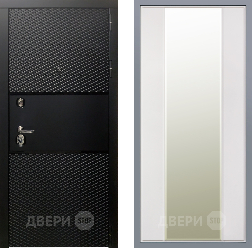 Дверь Заводские двери Тефлон Зеркало Макси Белый матовый в Шатуре