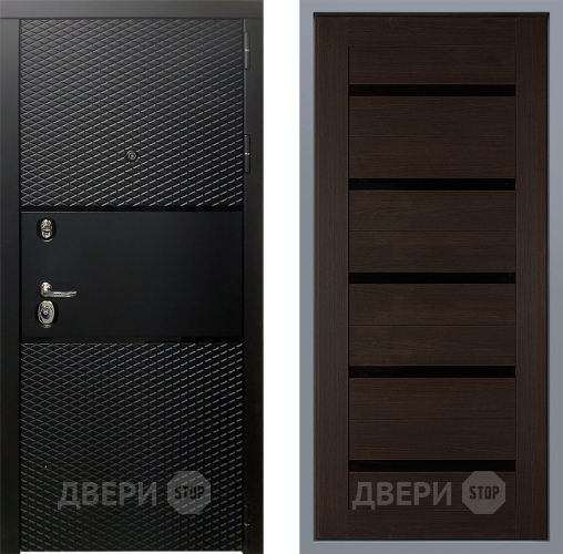 Дверь Заводские двери Тефлон СБ-1 орех тисненый в Шатуре