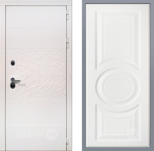 Дверь Заводские двери Дэко Вайт Неаполь Лофт белый в Шатуре