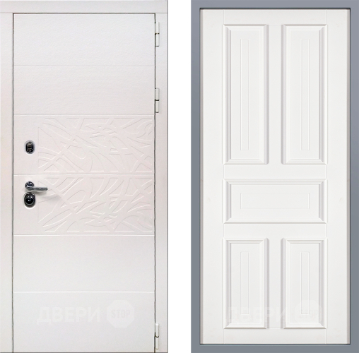 Дверь Заводские двери Дэко Вайт Уругвай Белый софт в Шатуре