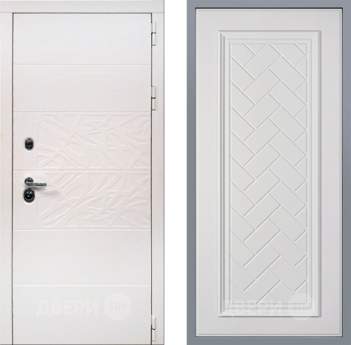 Дверь Заводские двери Дэко Вайт Упра Белый софт в Шатуре