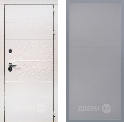 Дверь Заводские двери Дэко Вайт Тривия Грей софт в Шатуре