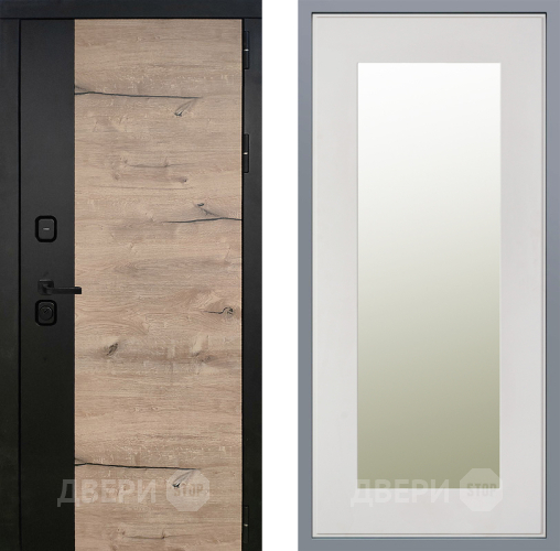 Дверь Заводские двери Ларте Зеркало Модерн Белый софт в Шатуре