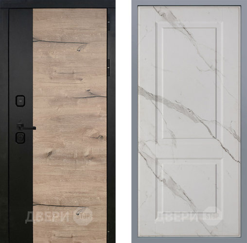 Дверь Заводские двери Ларте Доррен Мрамор белый в Шатуре