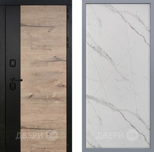 Дверь Заводские двери Ларте Флитта Мрамор белый в Шатуре