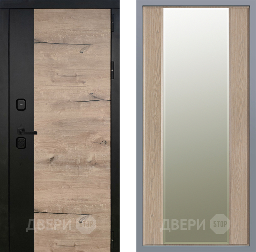 Дверь Заводские двери Ларте Зеркало Макси Беленый дуб в Шатуре