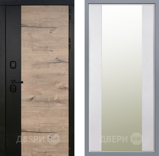 Дверь Заводские двери Ларте Зеркало Макси Белый шелк в Шатуре