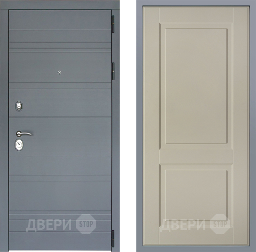 Дверь Заводские двери Лира Софт графит Доррен Шампань в Шатуре