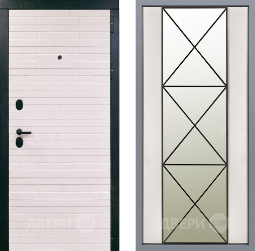 Дверь Заводские двери Сохо Зеркало Перфекто Структурное дерево в Шатуре