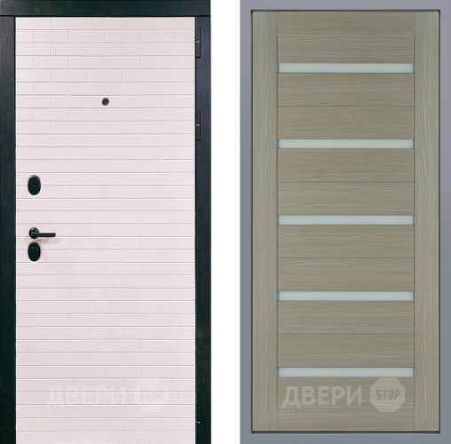 Дверь Заводские двери Сохо СБ-1 Капучино в Шатуре