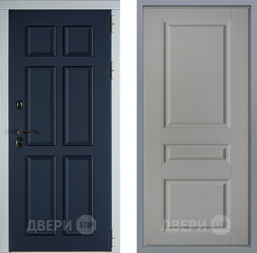 Дверь Заводские двери Стокгольм Стокгольм Грей софт в Шатуре