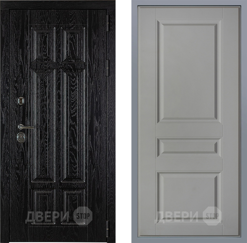 Дверь Заводские двери Мюнхен Стокгольм Грей софт в Шатуре