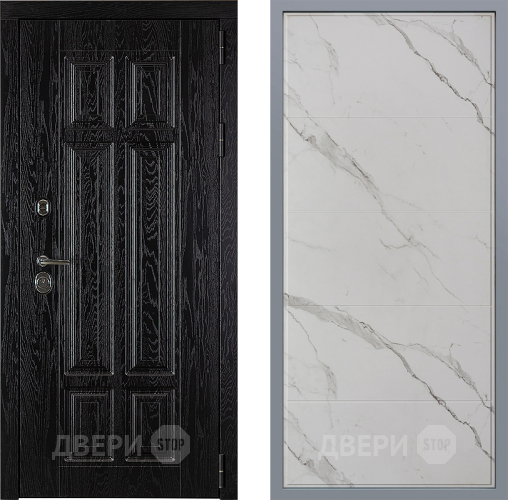 Дверь Заводские двери Мюнхен Тривия Мрамор белый в Шатуре