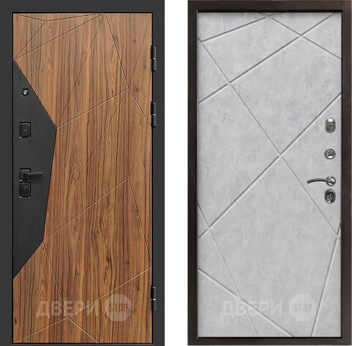 Дверь Престиж Avangard Лучи Бетон светлый в Шатуре