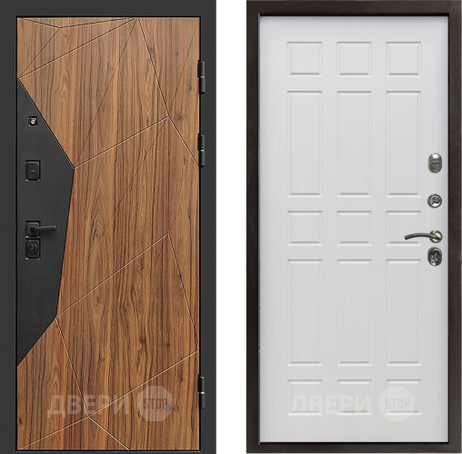 Входная металлическая Дверь Престиж Avangard Спарта Лиственница белая в Шатуре