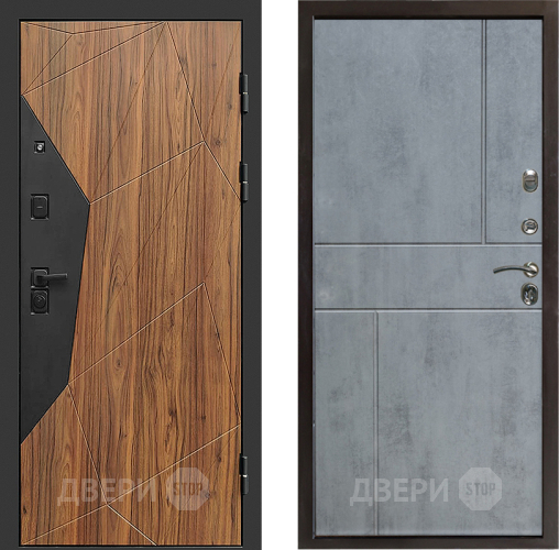 Входная металлическая Дверь Престиж Avangard Горизонт Бетон темный в Шатуре