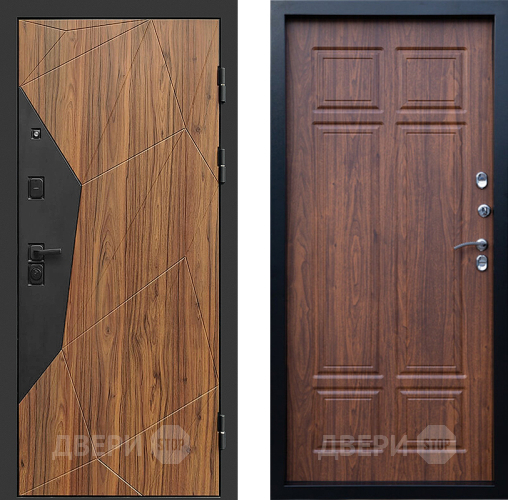 Входная металлическая Дверь Престиж Avangard Премиум Орех темный в Шатуре